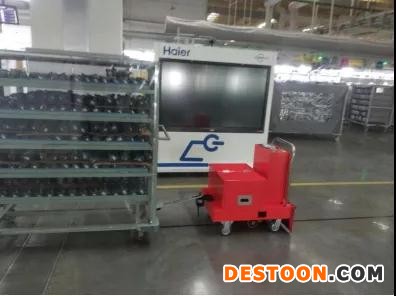 海爾無(wú)人化生產(chǎn)線(xiàn)